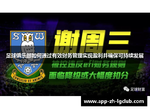 足球俱乐部如何通过有效财务管理实现盈利并确保可持续发展